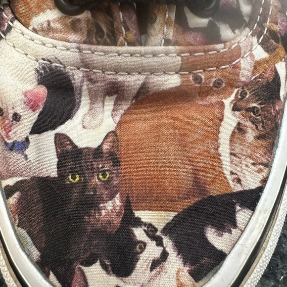 VANS ASPCA Cats Kitty Print Animals RARE Limited Edition Shoes Women’s Size 5.5 - Picture 3 of 14